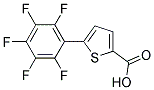 5-(2,3,4,5,6-PENTAFLUOROPHENYL)-2-THIOPHENE CARBOXYLIC ACID Struktur