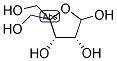 4C-HYDROXYMETHYL-D-RIBOSE Struktur