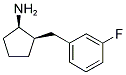 CIS-2-(3-FLUOROBENZYL)CYCLOPENTANAMINE Struktur