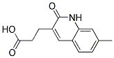 3-(7-METHYL-2-OXO-1,2-DIHYDRO-QUINOLIN-3-YL)-PROPIONIC ACID Struktur