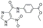 ETHYL 4-{[(5-NITRO-1H-IMIDAZOL-4-YL)CARBONYL]AMINO}BENZOATE Structure