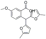 2-[BIS-(5-METHYL-FURAN-2-YL)-METHYL]-5-METHOXY-BENZOIC ACID Struktur