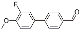 3'-FLUORO-4'-METHOXYLBIPHENYL-4-CARBALDEHYDE Struktur