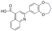 2-(3,4-DIHYDRO-2H-1,5-BENZODIOXEPIN-7-YL)QUINOLINE-4-CARBOXYLIC ACID Struktur