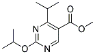 METHYL-2-ISOPROPOXY-4-ISOPROPYL-5-PYRIMIDINE CARBOXYLATE Struktur