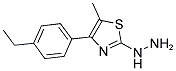 [4-(4-ETHYL-PHENYL)-5-METHYL-THIAZOL-2-YL]-HYDRAZINE Struktur