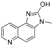 3-METHYL-2-HYDROXY-3H-IMIDAZO[4,5-F]QUINOLINE Struktur