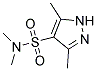 N,N,3,5-TETRAMETHYL-1H-PYRAZOLE-4-SULFONAMIDE Struktur