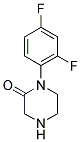 1-(2,4-DIFLUORO-PHENYL)-PIPERAZIN-2-ONE Struktur