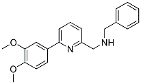 N-BENZYL-1-[6-(3,4-DIMETHOXYPHENYL)PYRIDIN-2-YL]METHANAMINE Struktur