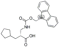 (R)-2-CYCLOPENTYLMETHYL-3-(9H-FLUOREN-9-YLMETHOXYCARBONYLAMINO)-PROPIONIC ACID Struktur