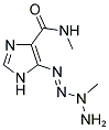 N-METHYL-5-[(1E)-3-METHYLTETRAZ-1-ENYL]-1H-IMIDAZOLE-4-CARBOXAMIDE Struktur