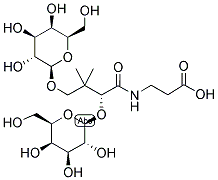 PANTOTHENIC ACID 2,4-DI-O-BETA-D-GALACTOPYRANOSIDE Struktur