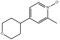 2-METHYL-4-(TETRAHYDRO-PYRAN-4-YL)-PYRIDINE 1-OXIDE Struktur