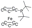 DI-TERT-BUTYLPHOSPHINYLFERROCEN Struktur