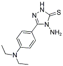 4-AMINO-5-[4-(DIETHYLAMINO)PHENYL]-2,4-DIHYDRO-3H-1,2,4-TRIAZOLE-3-THIONE Struktur