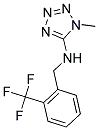 1-METHYL-N-(2-(TRIFLUOROMETHYL)BENZYL)-1H-TETRAZOL-5-AMINE Struktur