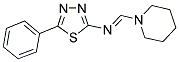 5-PHENYL-N-[(1E)-PIPERIDIN-1-YLMETHYLENE]-1,3,4-THIADIAZOL-2-AMINE Struktur