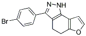 3-(4-BROMOPHENYL)-4,5-DIHYDRO-1H-FURO[2,3-G]INDAZOLE Struktur