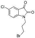 1-(3-BROMOPROPYL)-5-CHLORO-1H-INDOLE-2,3-DIONE Struktur