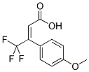 4,4,4-TRIFLUORO-3-(4-METHOXY-PHENYL)-BUT-2-ENOIC ACID Struktur