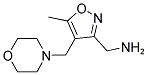 [5-METHYL-4-(4-MORPHOLINYLMETHYL)-3-ISOXAZOLYL]METHANAMINE Struktur