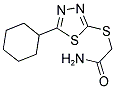 2-[(5-CYCLOHEXYL-1,3,4-THIADIAZOL-2-YL)SULFANYL]ACETAMIDE Struktur