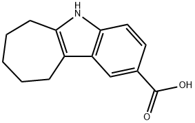 5,6,7,8,9,10-HEXAHYDROCYCLOHEPTA[B]INDOLE-2-CARBOXYLIC ACID Struktur