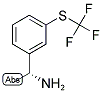 (R)-1-(3-(TRIFLUOROMETHYLTHIO)PHENYL)ETHANAMINE Struktur