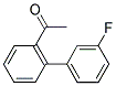 1-(3'-FLUORO[1,1'-BIPHENYL]-2-YL)ETHANONE Struktur