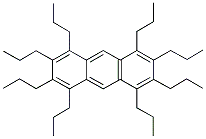 1,2,3,4,5,6,7,8-OCTAPROPYLANTHRACENE Struktur