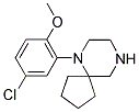 6-(5-CHLORO-2-METHOXYPHENYL)-6,9-DIAZASPIRO[4.5]DECANE Struktur