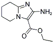 ETHYL 2-AMINO-5,6,7,8-TETRAHYDROIMIDAZO[1,2-A]PYRIDINE-3-CARBOXYLATE Struktur