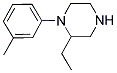 2-ETHYL-1-(3-METHYLPHENYL)PIPERAZINE Struktur