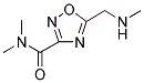 N,N-DIMETHYL-5-[(METHYLAMINO)METHYL]-1,2,4-OXADIAZOLE-3-CARBOXAMIDE Struktur