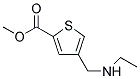 METHYL 4-[(ETHYLAMINO)METHYL]THIOPHENE-2-CARBOXYLATE Struktur