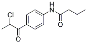 N-[4-(2-CHLOROPROPANOYL)PHENYL]BUTANAMIDE Struktur