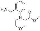 4-(2-AMINOMETHYL-PHENYL)-MORPHOLINE-3-CARBOXYLIC ACID METHYL ESTER Struktur