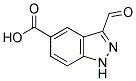 3-FORMYL-(1H)INDAZOLE-5-CARBOXYLIC ACID Struktur