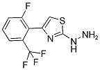 [4-(2-FLUORO-6-TRIFLUOROMETHYL-PHENYL)-THIAZOL-2-YL]-HYDRAZINE Struktur