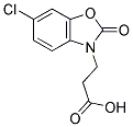 3-(6-CHLORO-2-OXO-1,3-BENZOXAZOL-3(2H)-YL)PROPANOIC ACID Struktur