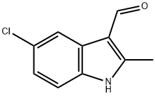 5-CHLORO-2-METHYL-1H-INDOLE-3-CARBALDEHYDE Struktur