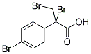 2,3-DIBROMO-2-(4-BROMOPHENYL)PROPIONIC ACID Struktur