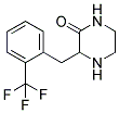 3-(2-TRIFLUOROMETHYL-BENZYL)-PIPERAZIN-2-ONE Struktur