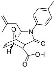 2-(4-METHYLPHENYL)-3-(2-METHYLPROP-2-EN-1-YL)-1-OXO-1,2,3,6,7,7A-HEXAHYDRO-3A,6-EPOXYISOINDOLE-7-CARBOXYLIC ACID Struktur