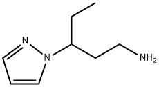 3-PYRAZOL-1-YL-PENTYLAMINE Struktur