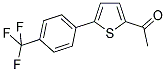 1-(5-[4-(TRIFLUOROMETHYL)PHENYL]-2-THIENYL)ETHANONE Struktur