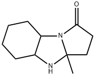 3A-METHYL-DECAHYDRO-BENZO[D]PYRROLO[1,2-A]-IMIDAZOL-1-ONE Struktur