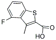 4-FLUORO-3-METHYL-1-BENZOTHIOPHENE-2-CARBOXYLIC ACID Struktur