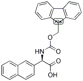 (R)-[(9H-FLUOREN-9-YLMETHOXYCARBONYLAMINO)]-NAPHTHALEN-2-YL-ACETIC ACID Struktur